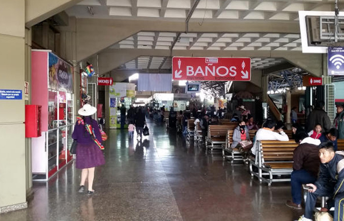 Terminal de Buses de Cochabamba suspende salidas a la ciudad de